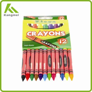 Promotion 12 color Wax Crayon