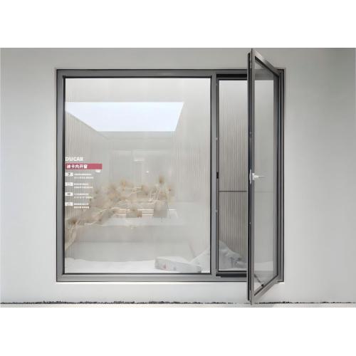 Janela de abertura interna de alumínio de alto desempenho 95