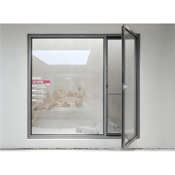 Janela de abertura interna de alumínio de alto desempenho 95