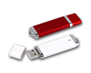 Plastic USB Flash Drives with keychain