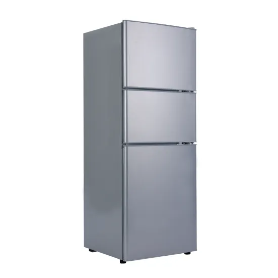 115 Liter Three Door Mini DC Fridge - Solar Powered Home Appliance