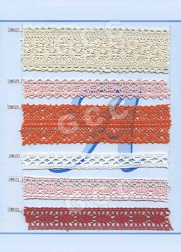 Molti colorano pizzo di cotone con bambino