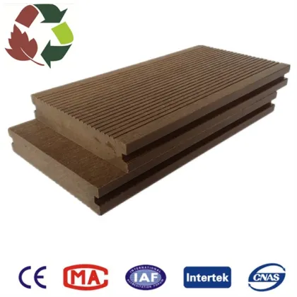 Exterior Wpc Composite Decking Wooden Plastic Flooring