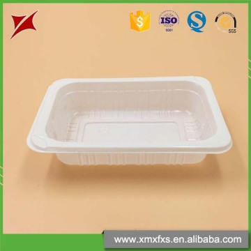 Industrial Manufacturer Food Grade Disposable Food Tray Blister PP Food Container Plastic Blister Package Lunch Tray
