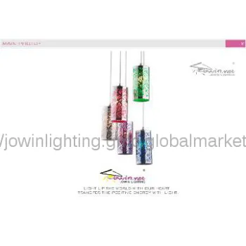Colorful Stainless Steel Pendant  Decorative Lighting