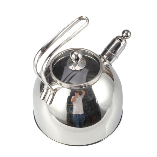 Stainless Steel Hollow Out Design Whistling Kettle