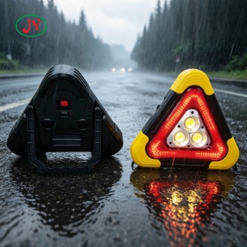Durable Breakdown Warning Triangle Light with Solar Power