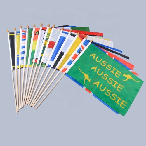 Wholesale Advertising Stick Banner Hand Held Flag