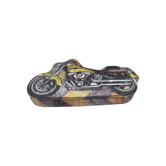 Tinplate Motorcycle Shaped Iron Can Creative Tinplate Box