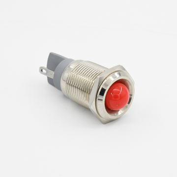 RGB LED Pilot Light Light, 16mm, ανοξείδωτος χάλυβα, IP67 αδιάβροχο, βάση πίνακα