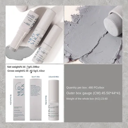 Nose Blackhead Removal Stick: Facial Scrub Exfoliator for Clean Pores and Oil Absorption