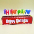 Love Shape Happy Birthday Cake Letter Candles