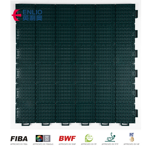 FIBA genehmigte 100% PP Sports Court Playground Flooring für Basketballplatz