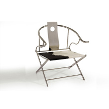 Modern simple stainless steel folding chair