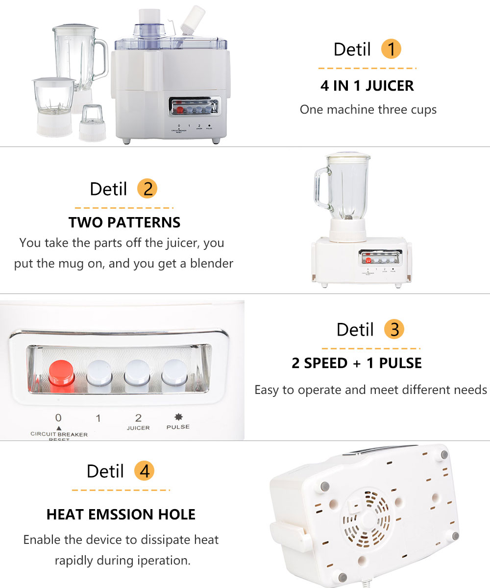 176p Juicer Detail 4 In 1