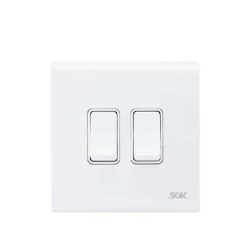 16A250V 2Gang 1Way स्विच विद्युत स्विच CE स्विच