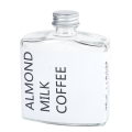 Oblique Shoulder Juice Beverage Coffee Glass Bottle