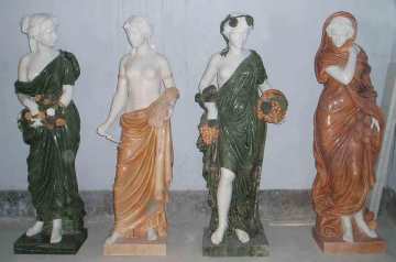 Four season marble statue