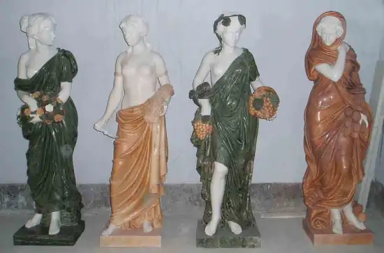 Four season marble statue