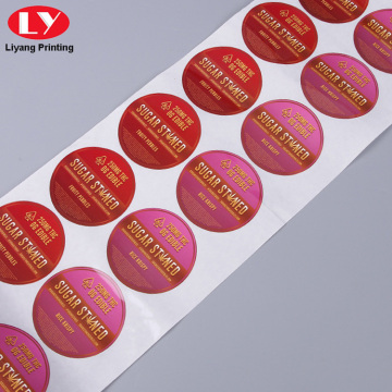 Custom Design Colored Sticker Paper Lable Printing