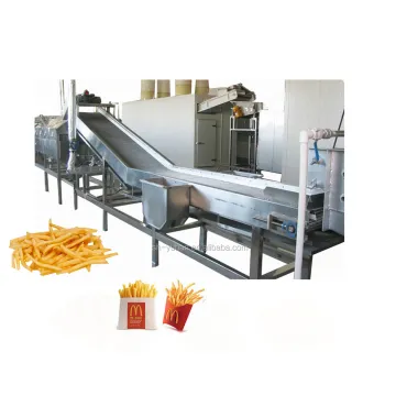 Potato French Fries and Chips Production Line Machine