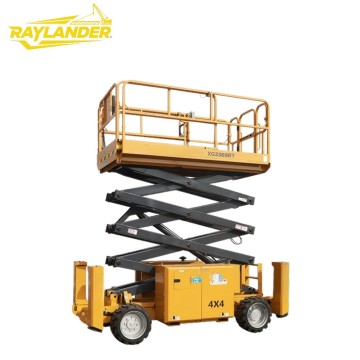 Elevador de tijera para terrenos difíciles con motor XG3369RT-ANSI