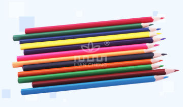 School Supply 12pcs Normal Color Pencil with Lead-Colored Dipping (CN-009)