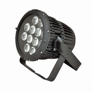 LED PAR Can with 7-50° Zoom, Waterproof IP65, Osram 10W*12pcs 4-in-1 LED