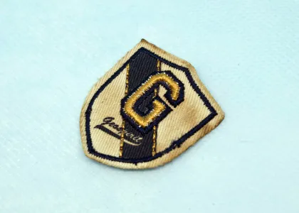 embroidered crest patch