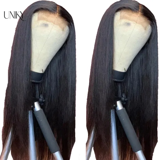 Uniky long 30 inch human hair wigs for black women,transparent straight curly frontal wigs lace front human hair with baby hair