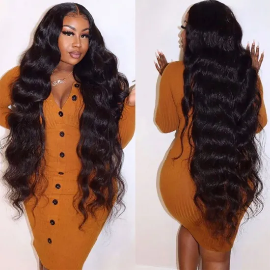Body Wave 13x4 Transparent Swiss Lace Frontal Wig Human Hair Wigs For Black Women,Wholesale Brazilian Virgin Hair Lace Front Wig