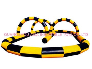 Commercial Inflatables Zorb Ball Track For Amusement Square Race Games