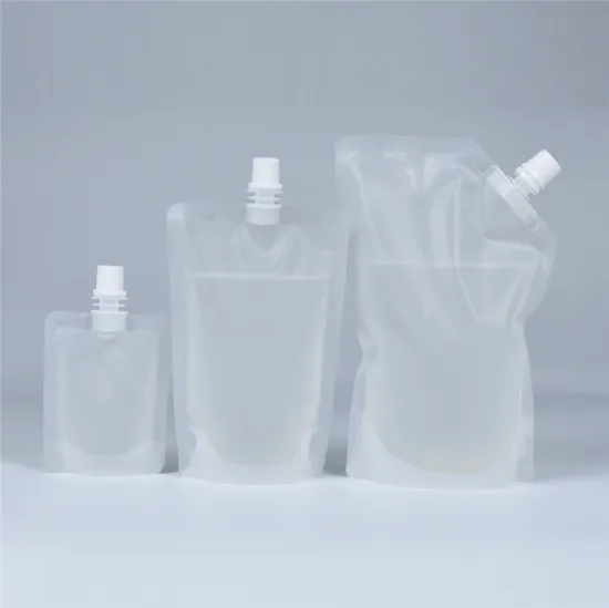 Recyclable Stand Up Water Packaging Spout Bag