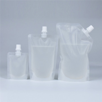 Bolsa de boquilla de envasado de agua de pie reciclable
