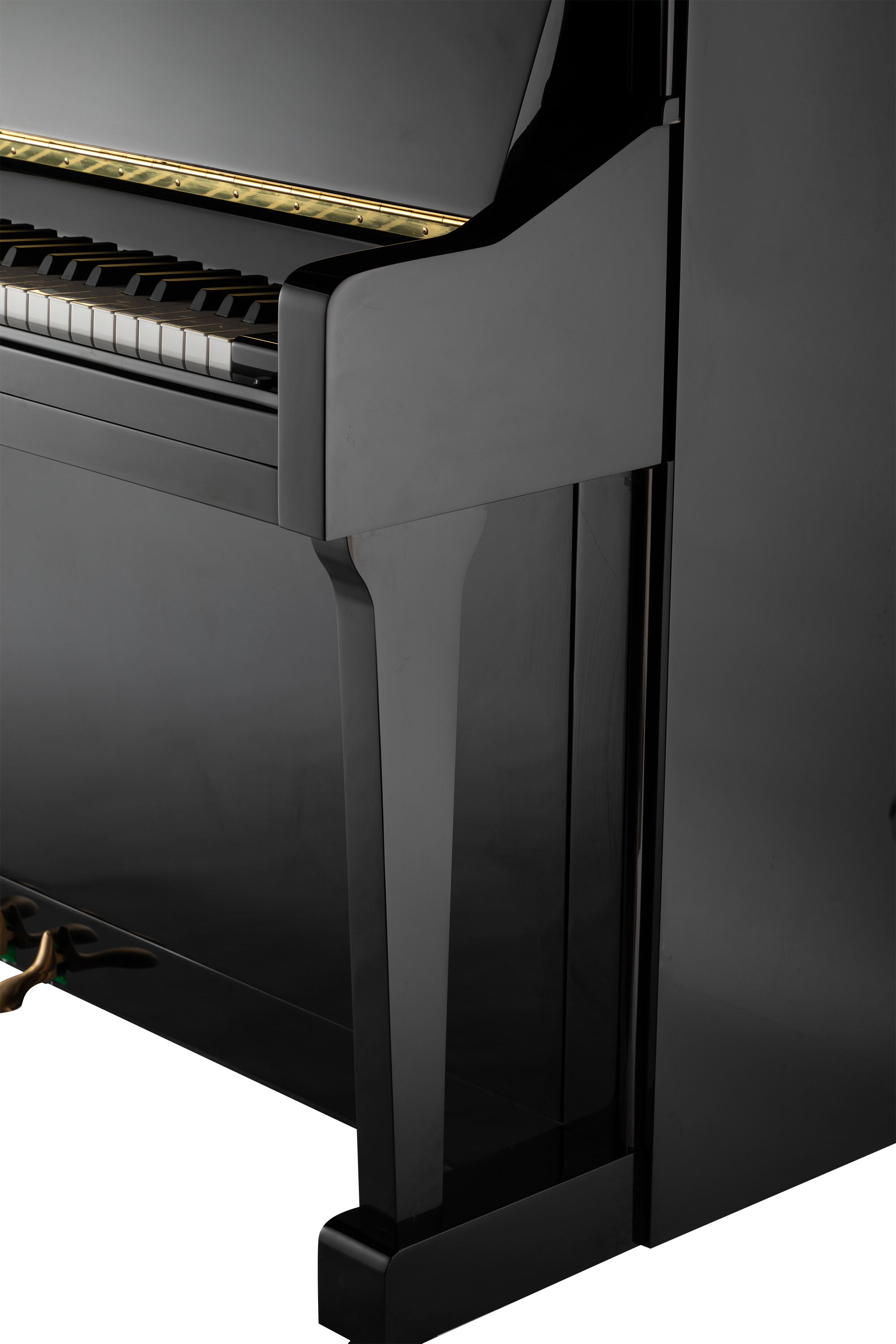 Williamsames W1 Upright Piano Black Polished Home 121cm Acoustic Piano