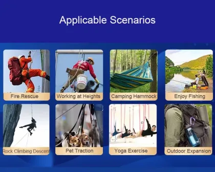 Q&C 7075 Aviation Aluminum D-Type Carabiner Climbing Hook