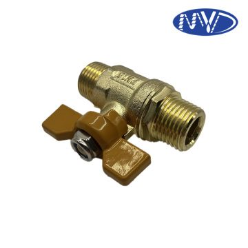 External thread brass ball valve