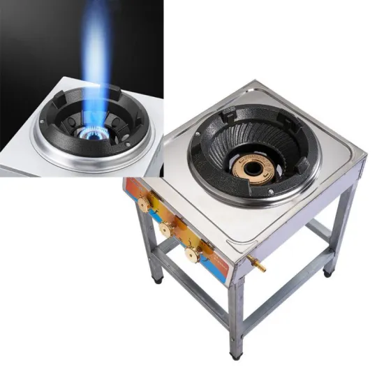Chinese Manufacturer Offers High-Pressure Single Wok Burner Gas Stove for Heavy Duty Restaurant Use