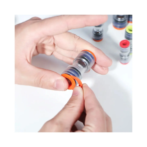 Microduct Straight Coupler fiber optic HDPE duct microduct straight connector coupler Manufactory