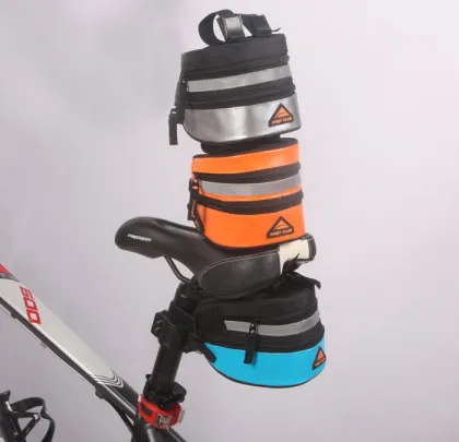 Cycling bike bicycle Strap-On Saddle Bag Seat Pak Pouch