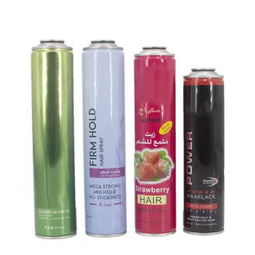 52mm hair spray tin can with metal valve