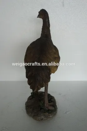 Lively polyresin emu, resin emu sculpture