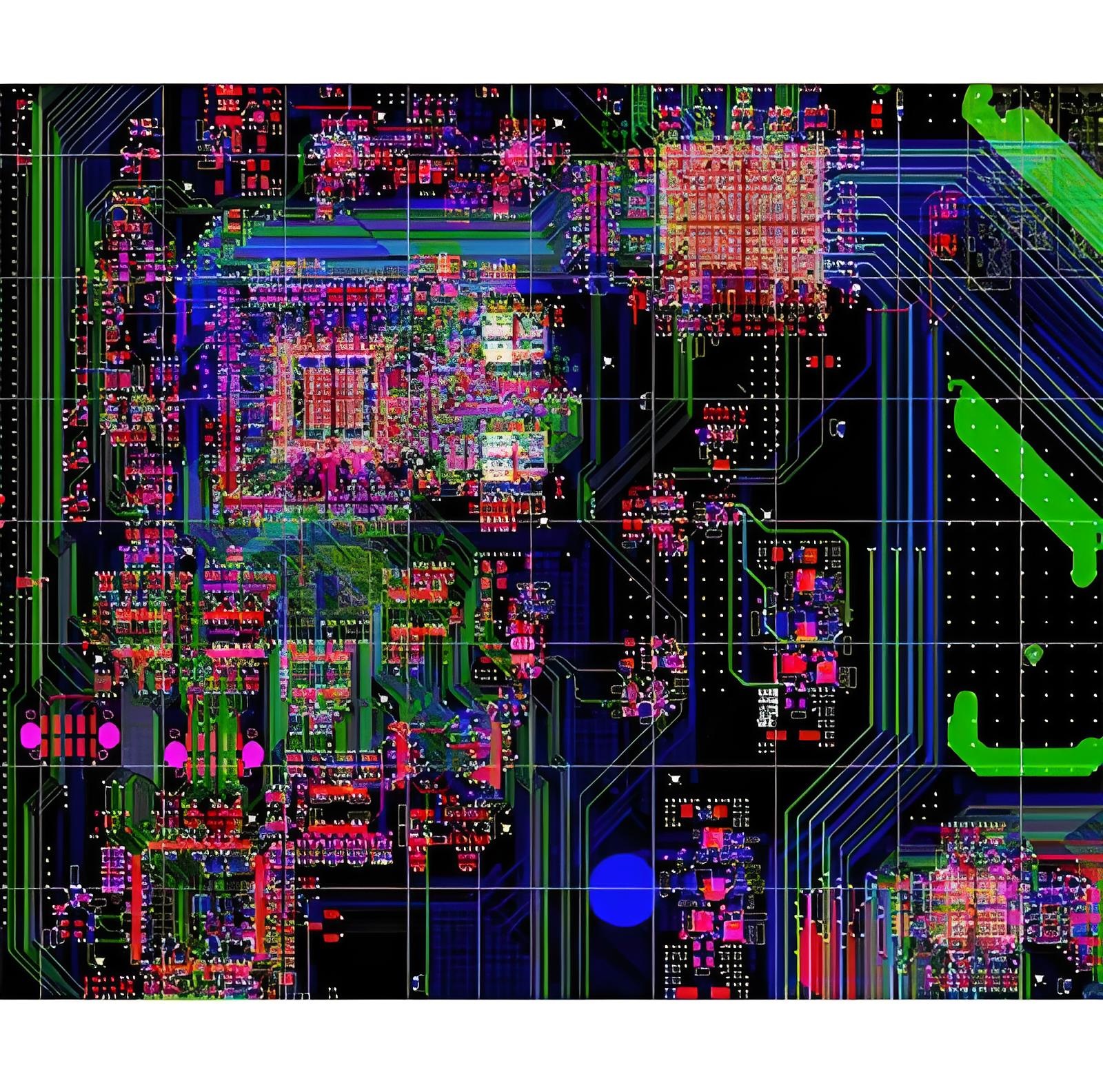 Six-layer core module PCB design