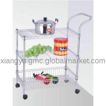 Mobilizable 4 Tiers Kitchen Cart