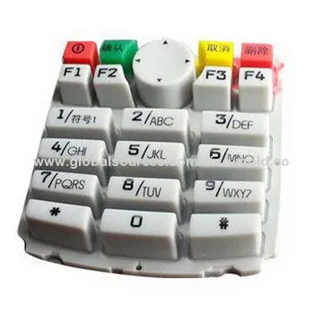 Silicone and Rubber Keypad, OEM and ODM Orders Welcomed