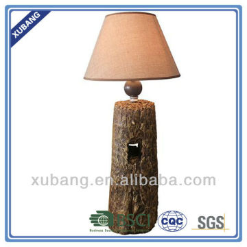 antique decorative wood finish hotel lamps with outlets