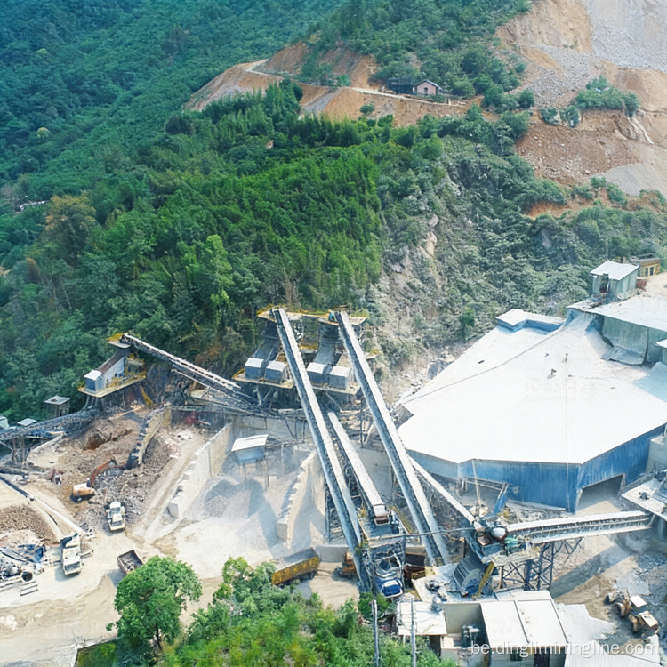 Надзейная ўстаноўка драбнення вапняка для 2M TPA