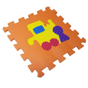 Melors Puzzle Play Mat Flooring Mats for Kids with Traffic Shapes Pop-Out