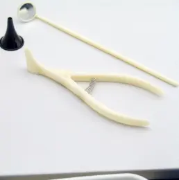 2 items dental kits with mirror and probe