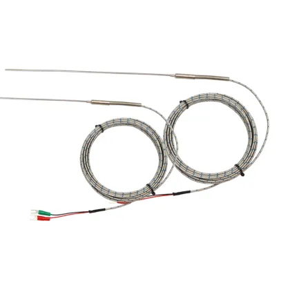 1000Deg.C Fine B/R/S/J/T/S/K Type Capillary Flexible Armored Thermocouple Probe Sensor